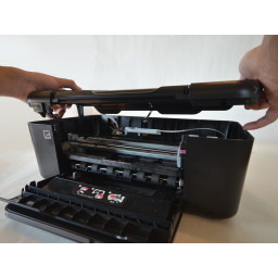 Разборка верхней крышки HP Deskjet F4480